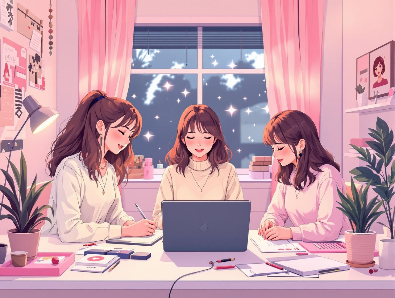 短剧魔改合集创始团队 - 三个女孩的初心故事